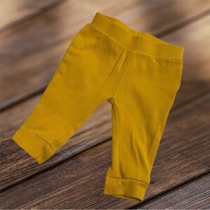 Old Navy Baby Boy 3-6m Mustard Yellow Leggings Pants Bottoms